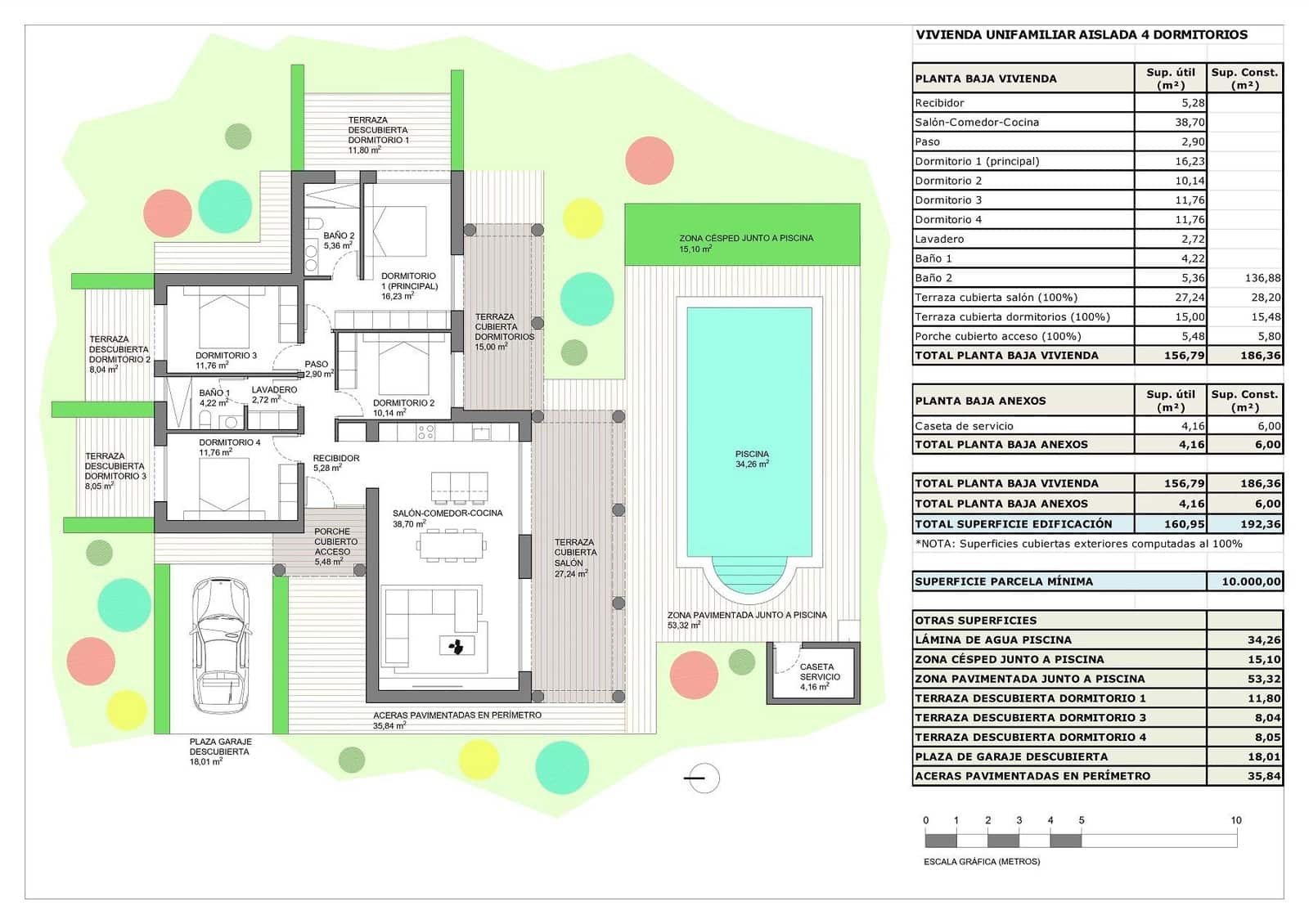 4 sovrum Villa till salu i Rodriguillo med pool - 410 000 € (Ref: 9443944)