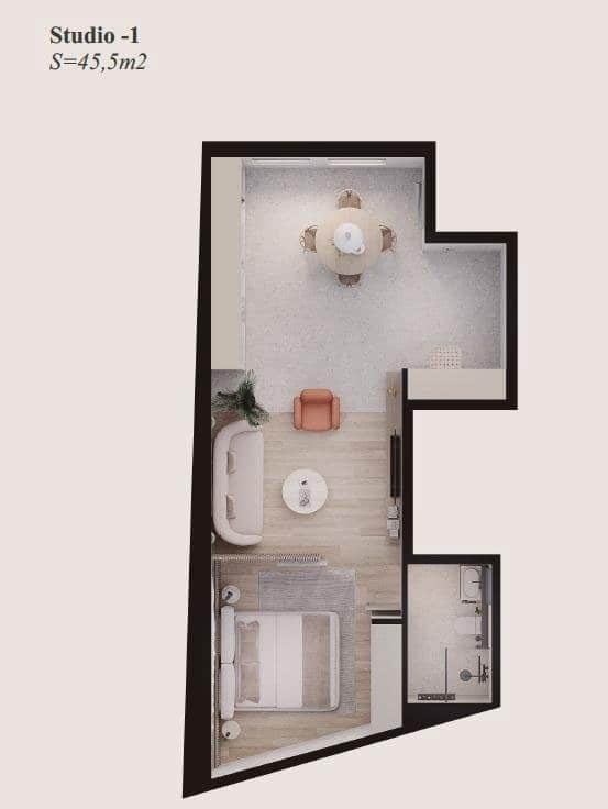 1 quarto Estúdio para venda em Benidorm - 170 000 € (Ref: 9451209)