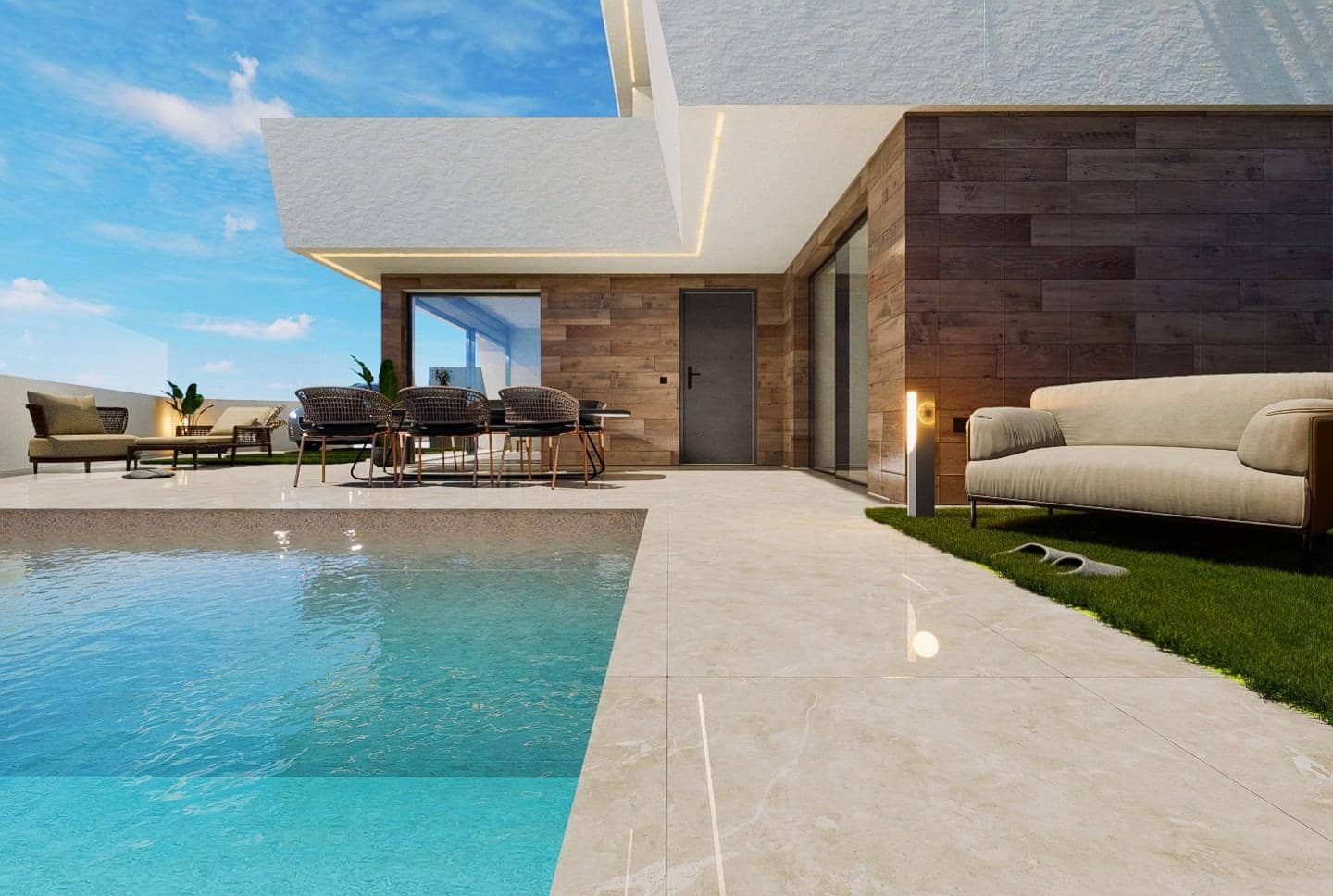 3 soveværelse Villa til salg i San Pedro del Pinatar med swimmingpool garage - € 499.950 (Ref: 9451335)