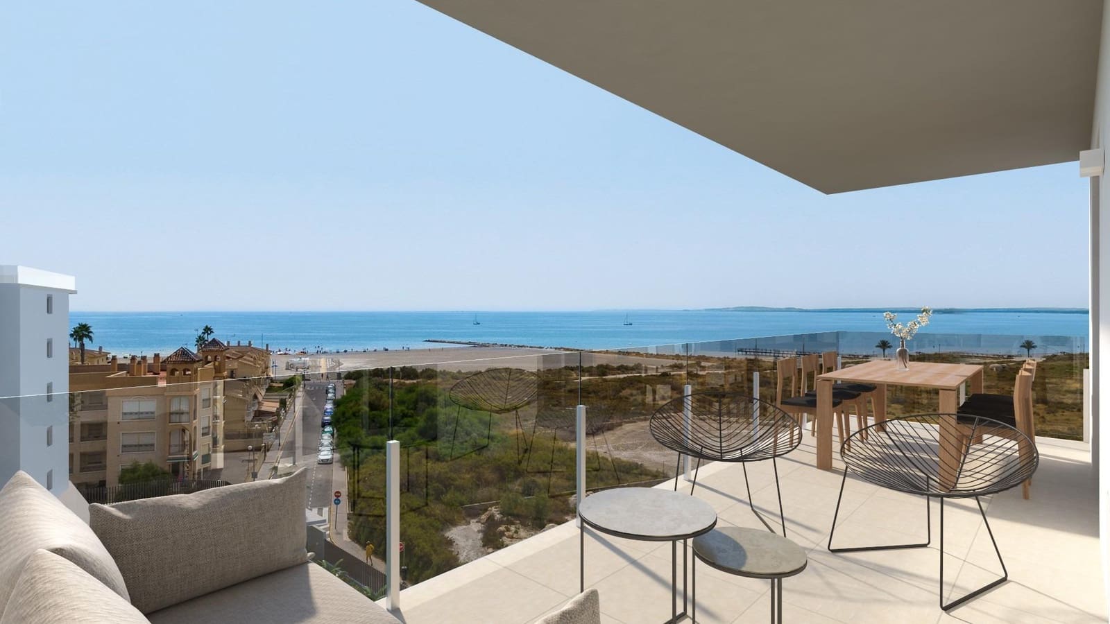 3 Zimmer Penthouse zu verkaufen in Santa Pola mit Pool Garage - 495.000 € (Ref: 9460215)