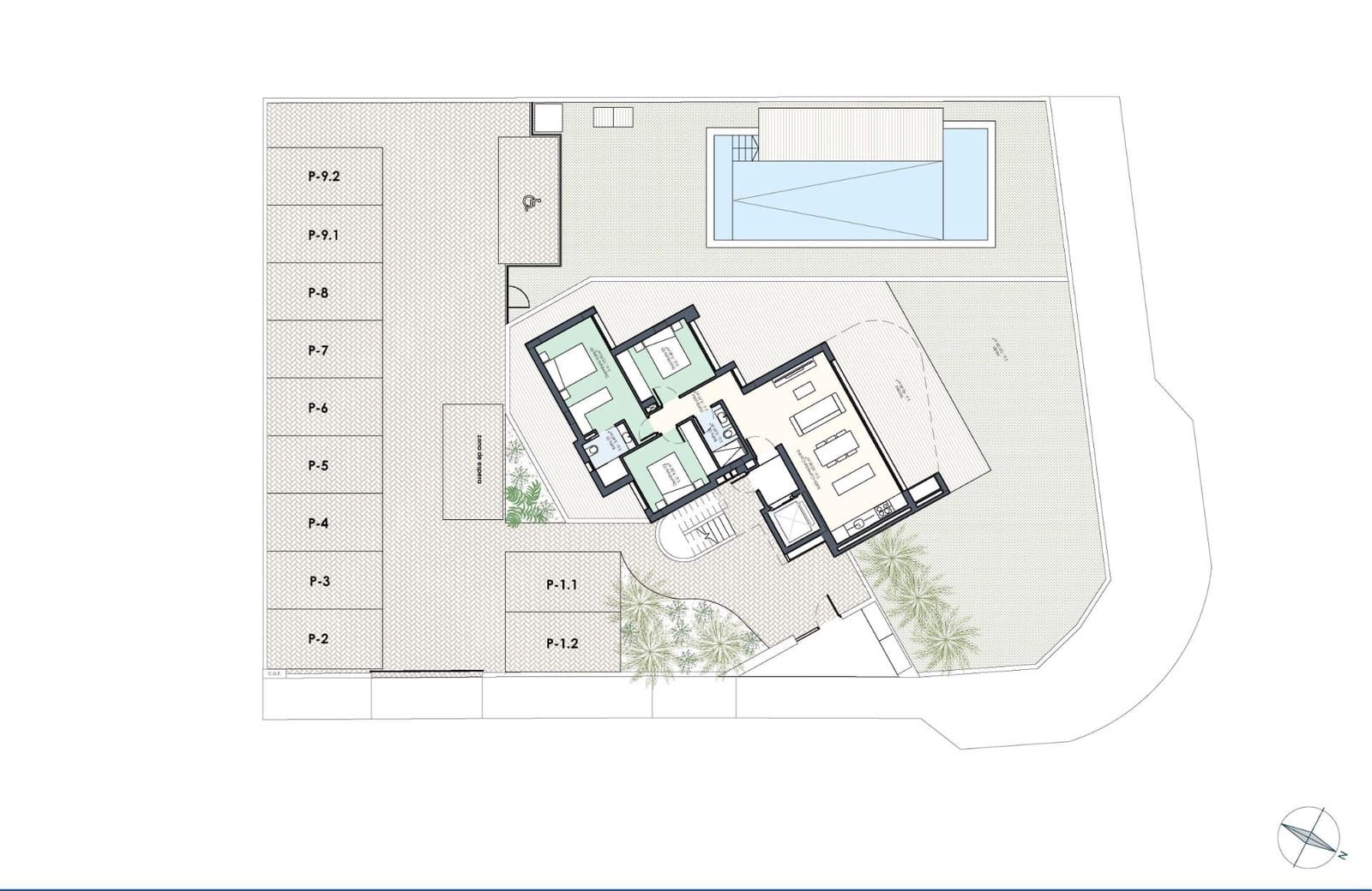 Apartamento de 3 habitaciones en Guardamar del Segura en venta con piscina garaje - 345.000 € (Ref: 9469161)