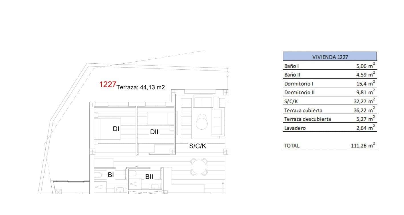 2 soveværelse Lejlighed til salg i San Miguel de Salinas med swimmingpool garage - € 229.900 (Ref: 9469191)
