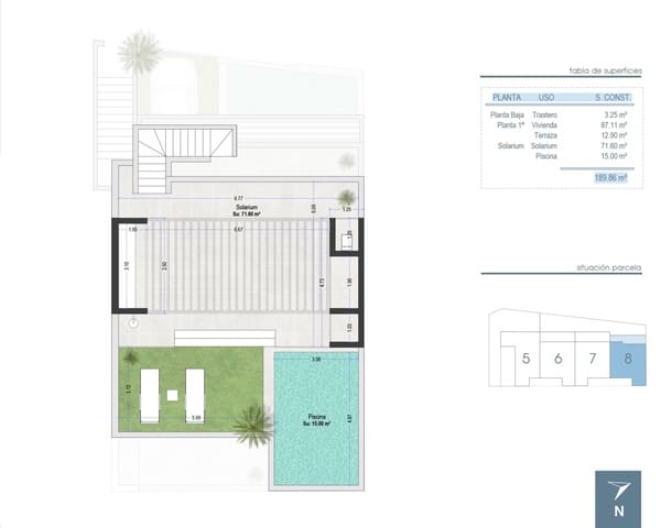 3 soveværelse Bungalow til salg i Los Peñascos - El Salero - Los Imbernones, San Pedro del Pinatar med swimmingpool garage - € 449.000 (Ref: 9482871)
