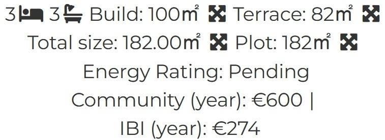 Pareado de 3 habitaciones en San Miguel de Salinas en venta con garaje - 229.900 € (Ref: 9485612)