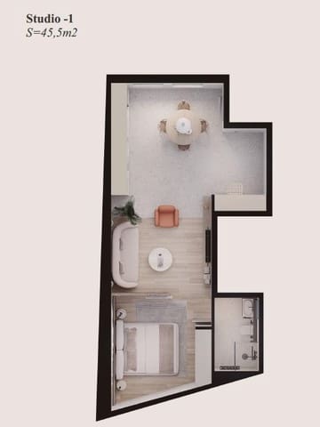 1 chambre Studio à vendre à Benidorm - 170 000 € (Ref: 9501064)