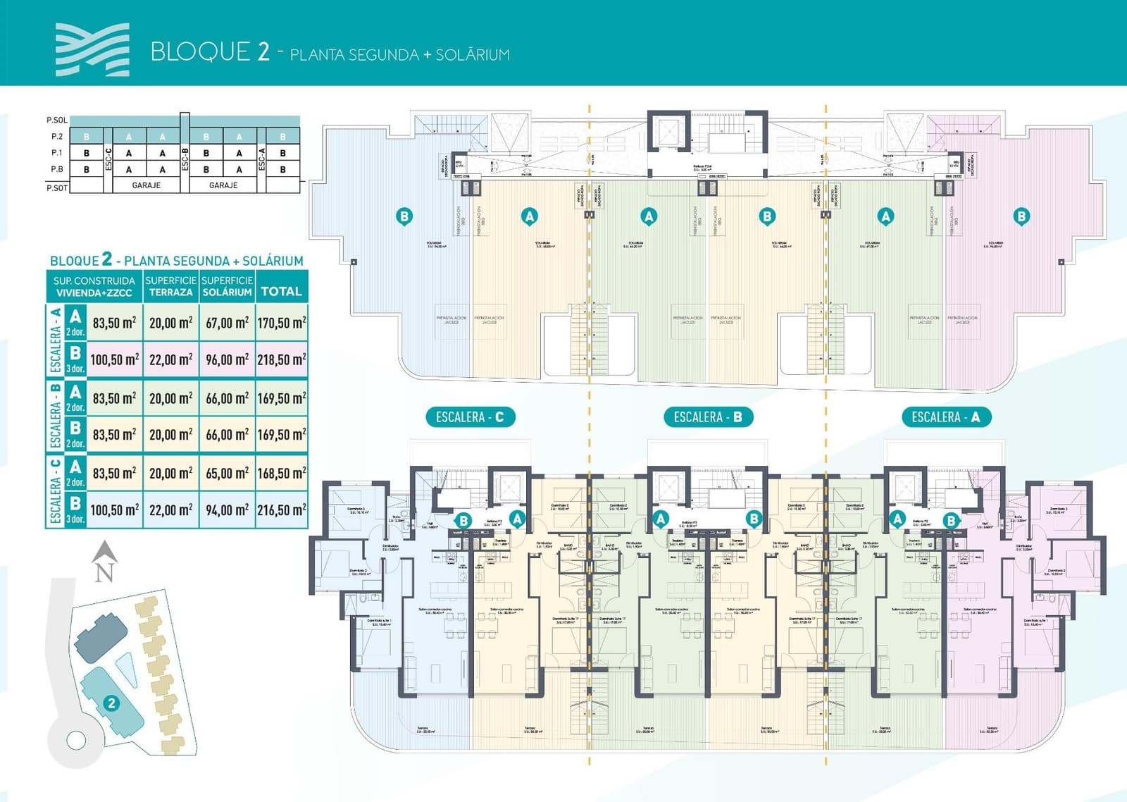 2 soveværelse Penthouse til salg i Los Alcazares med swimmingpool garage - € 369.000 (Ref: 9511039)