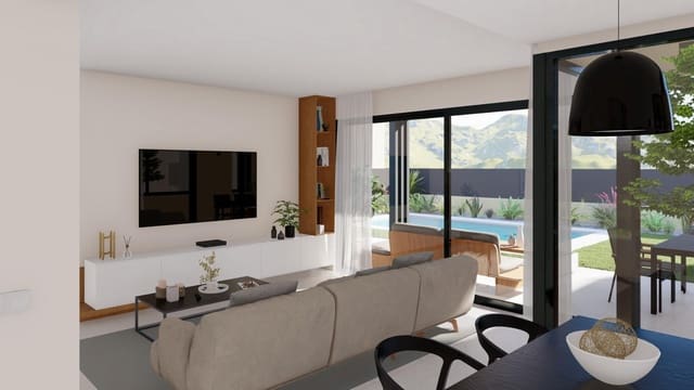 3 sovrum Villa till salu i Baños y Mendigo, Murcia stad med pool garage - 479 000 € (Ref: 9522457)