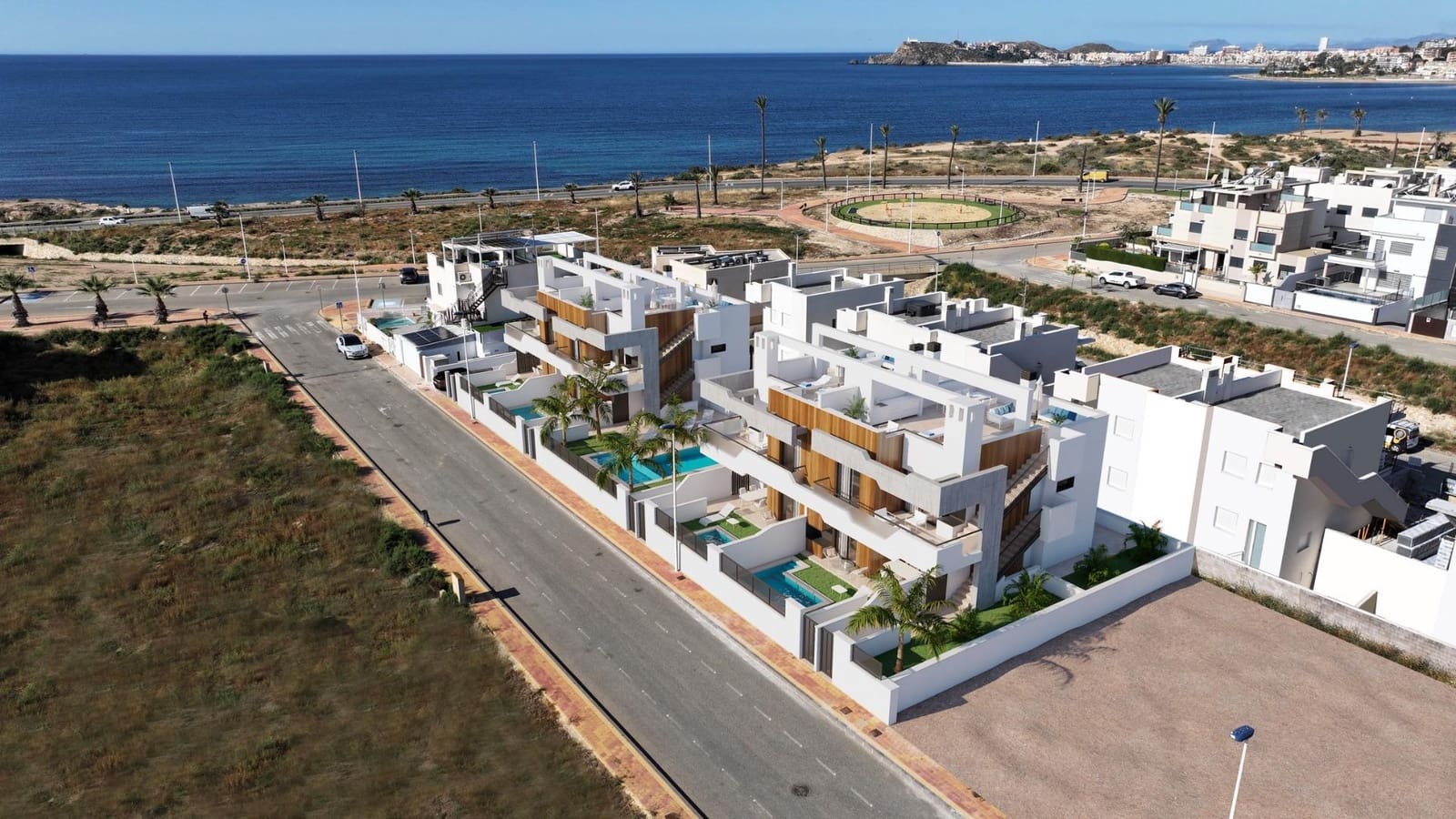 Bungalow de 3 habitaciones en Puerto de Mazarron en venta con piscina garaje - 342.311 € (Ref: 9549282)