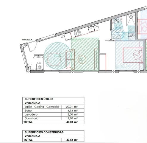 1 soveværelse Lejlighed til salg i Benidorm - € 195.000 (Ref: 9559960)