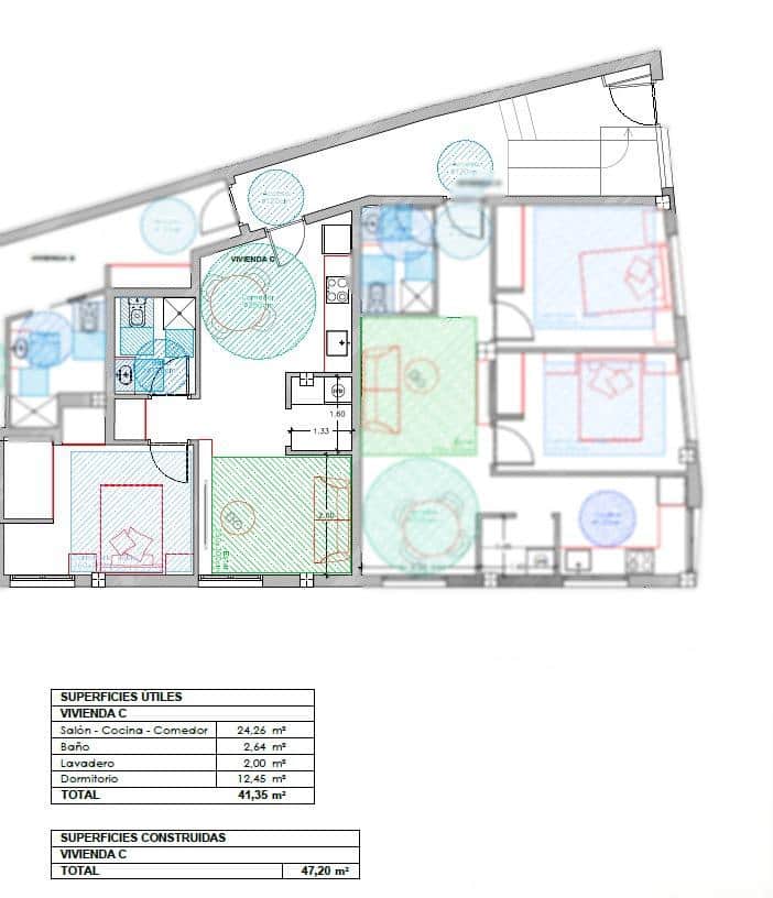 1 soveværelse Lejlighed til salg i Benidorm - € 195.000 (Ref: 9559962)