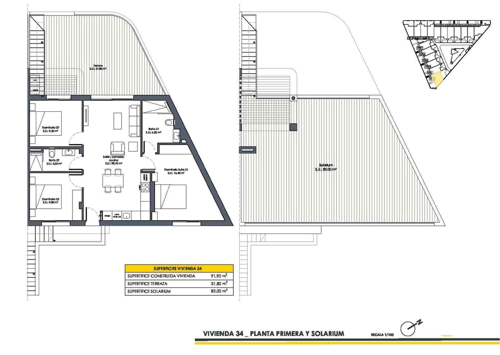 3 soveværelse Bungalow til salg i San Fulgencio med swimmingpool garage - € 316.900 (Ref: 9579308)