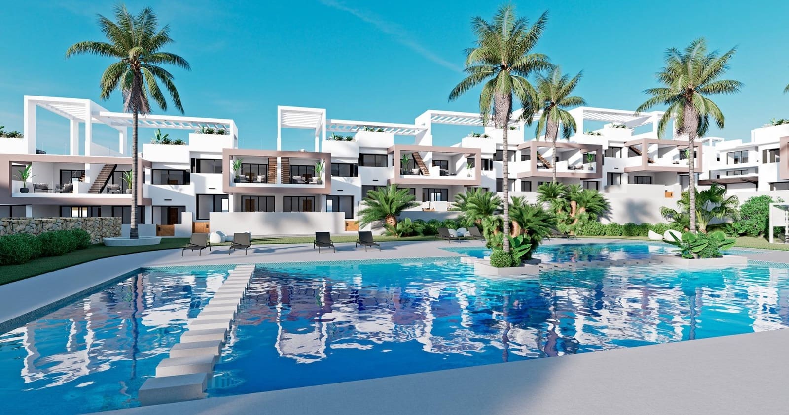 3 quarto Bungalow para venda em Finestrat com piscina garagem - 379 900 € (Ref: 9579560)