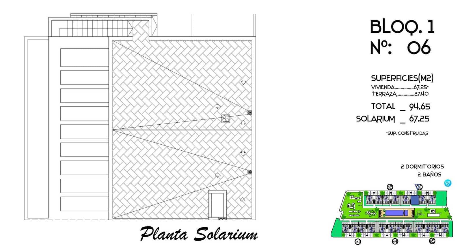 Bungalow de 2 habitaciones en Algorfa en venta con piscina garaje - 302.000 € (Ref: 9580724)
