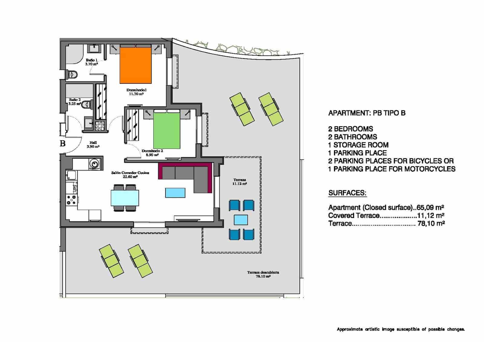 Apartamento de 2 habitaciones en Filipinas en venta con piscina - 283.000 € (Ref: 9597828)