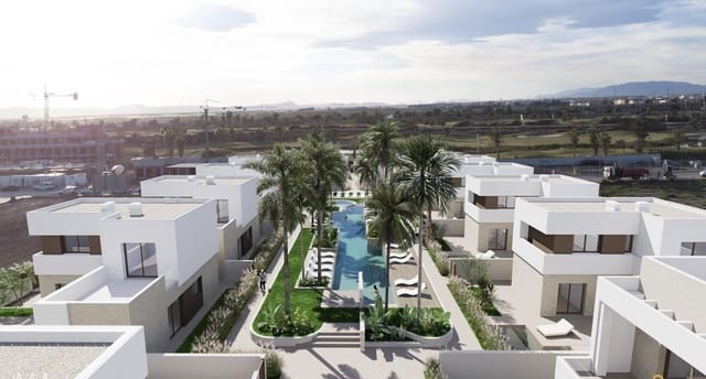 3 soveværelse Bungalow til salg i Las Lomas de Rame - Bahía Bella, Los Alcázares med swimmingpool garage - € 350.000 (Ref: 9606191)