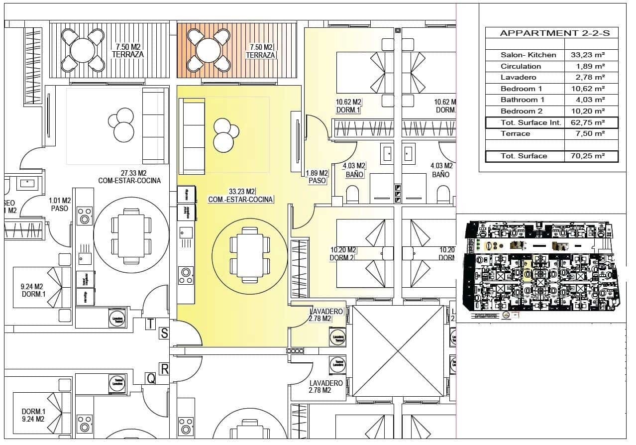 2 makuuhuone Kattohuoneisto myytävänä paikassa San Miguel de Salinas mukana uima-altaan - 160 000 € (Ref: 9617160)