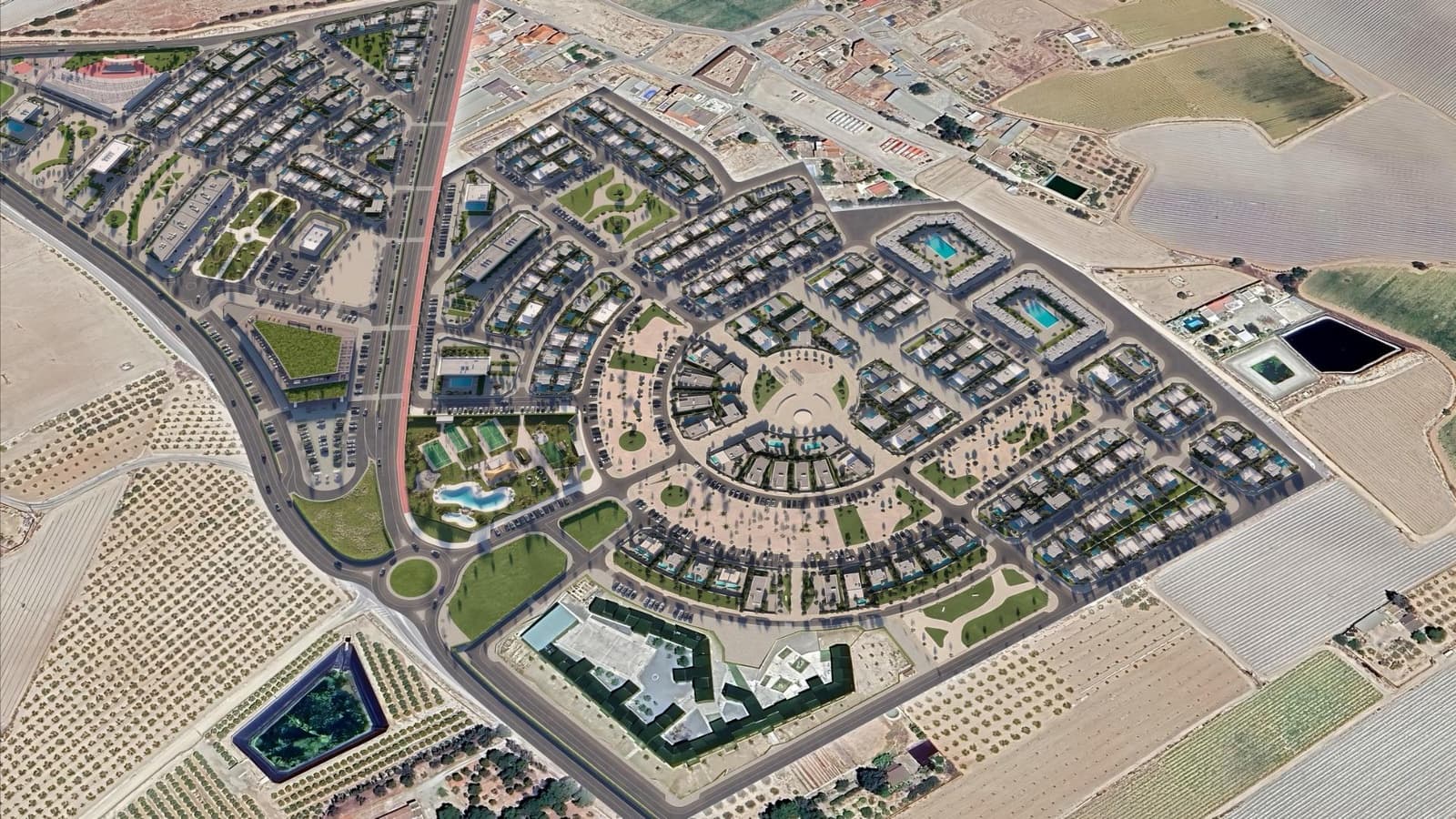 2 slaapkamer Villa te koop in Roldan met zwembad garage - € 348.900 (Ref: 9617324)