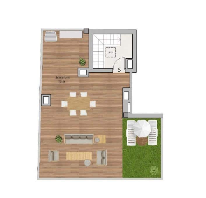 3 slaapkamer Penthouse te koop in Santa Pola met zwembad garage - € 530.000 (Ref: 9624377)