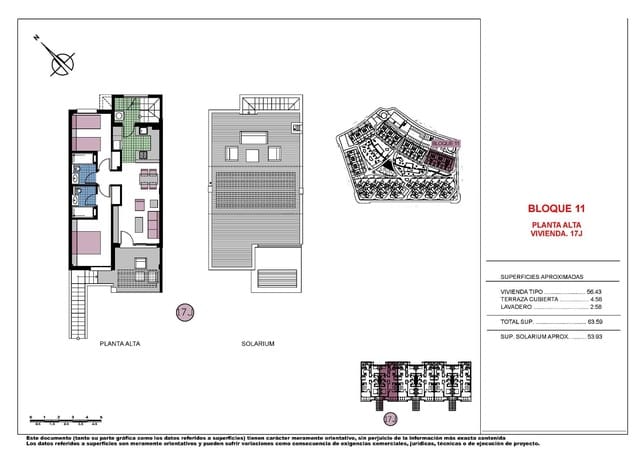 2 soveværelse Bungalow til salg i Mil Palmeras, Pilar de la Horadada med swimmingpool - € 349.000 (Ref: 9632063)