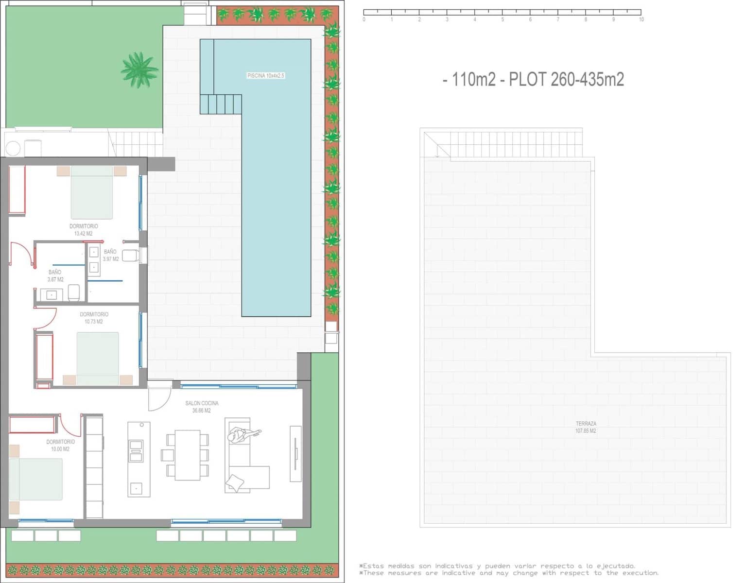 3 soverom Villa til salgs i San Javier med svømmebasseng garasje - € 549 900 (Ref: 9638365)
