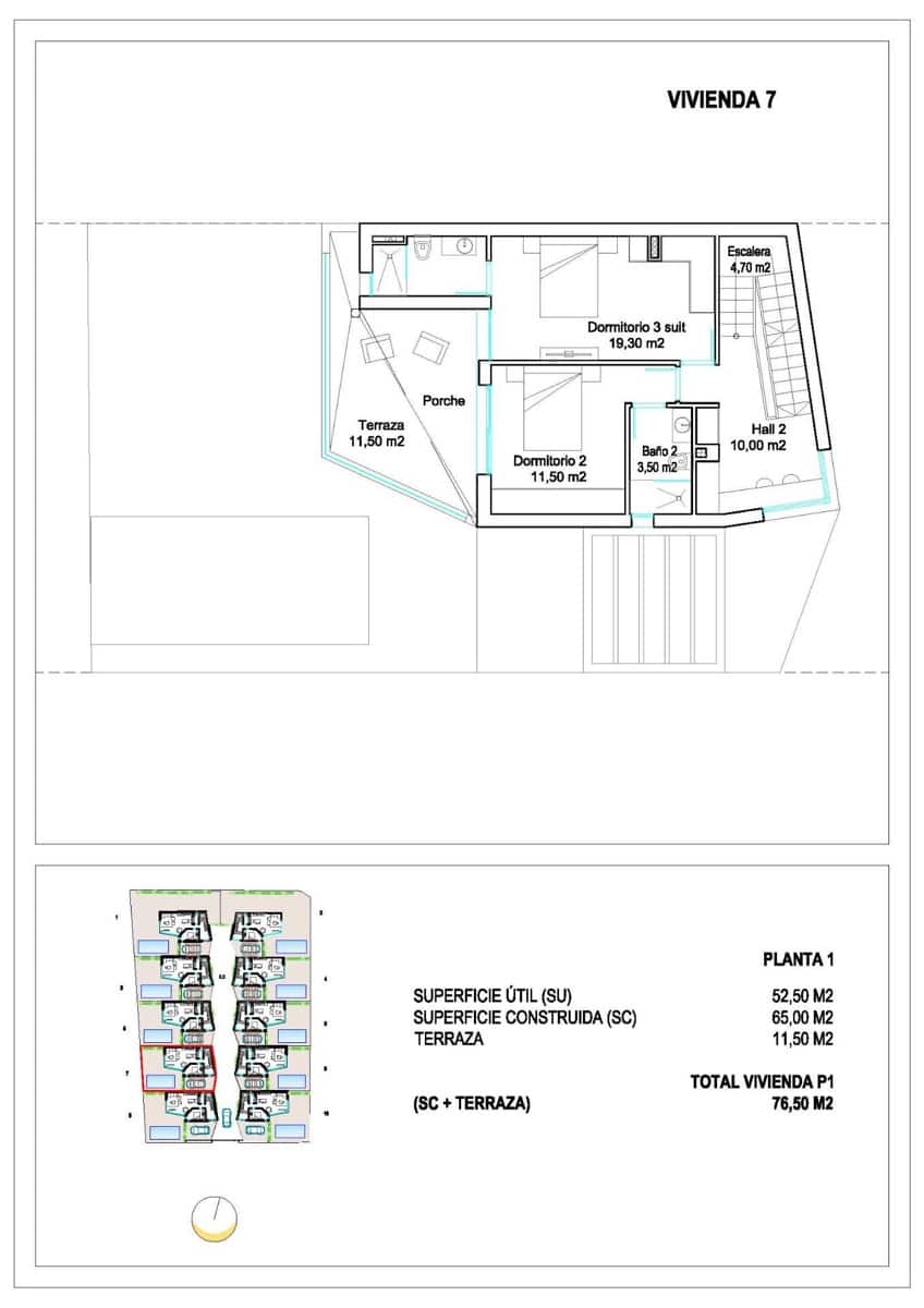 3 sovrum Villa till salu i Los Altos med pool garage - 509 000 € (Ref: 9642146)
