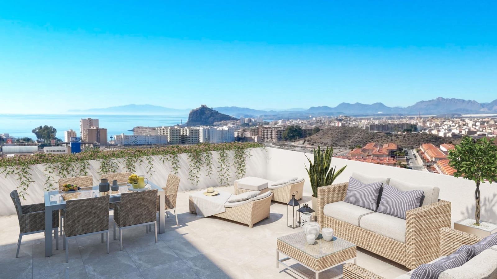 2 slaapkamer Penthouse te koop in Aguilas met zwembad garage - € 297.000 (Ref: 9644344)