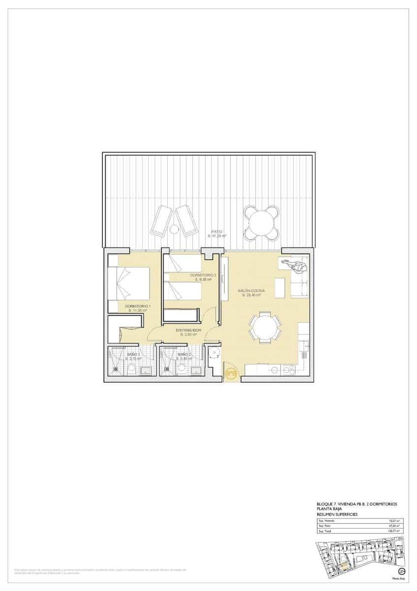 2 camera da letto Appartamento in vendita in Finestrat con piscina garage - 350.000 € (Rif: 9669054)