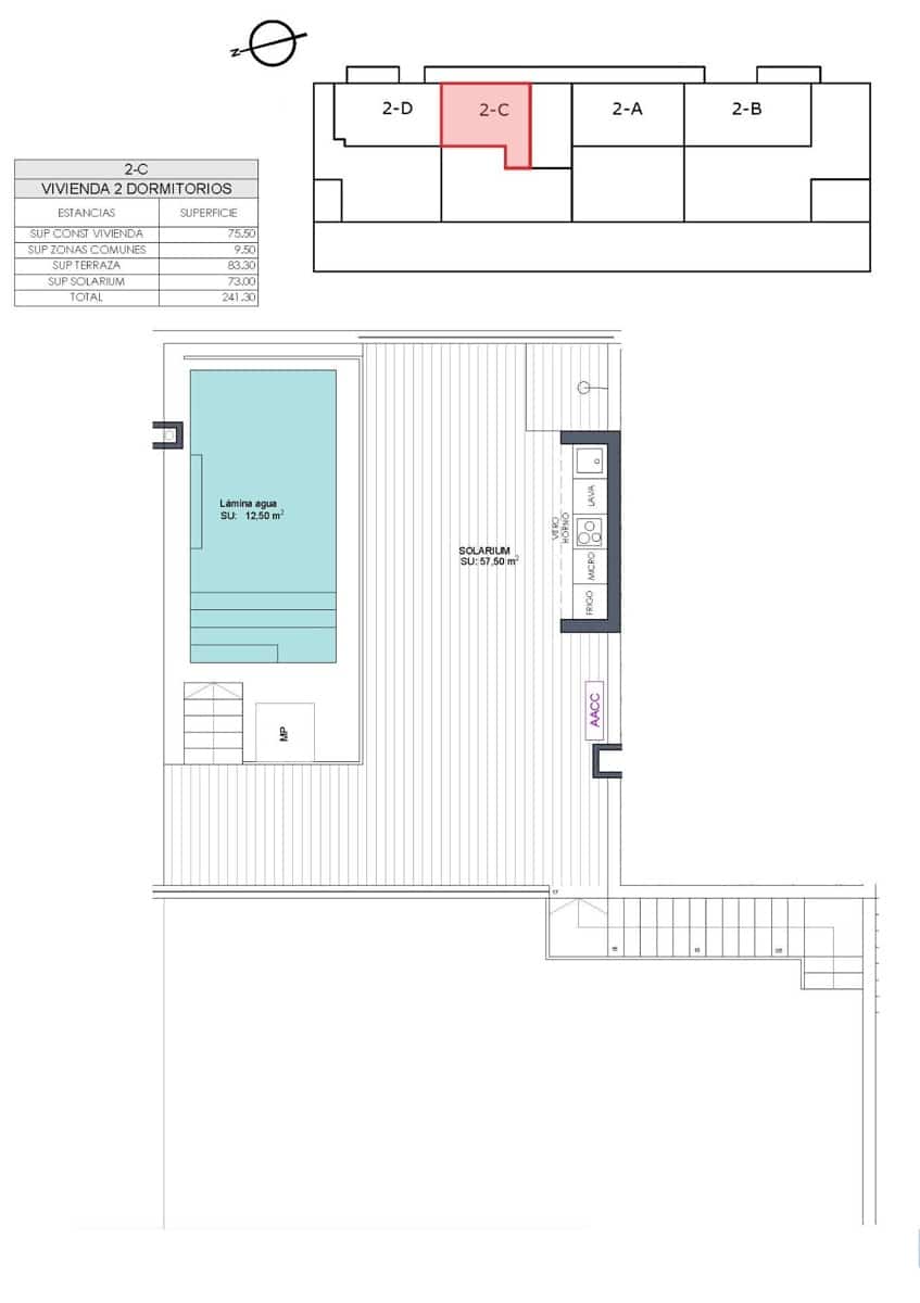 2 Zimmer Penthouse zu verkaufen in Benijofar mit Pool - 441.000 € (Ref: 9671841)