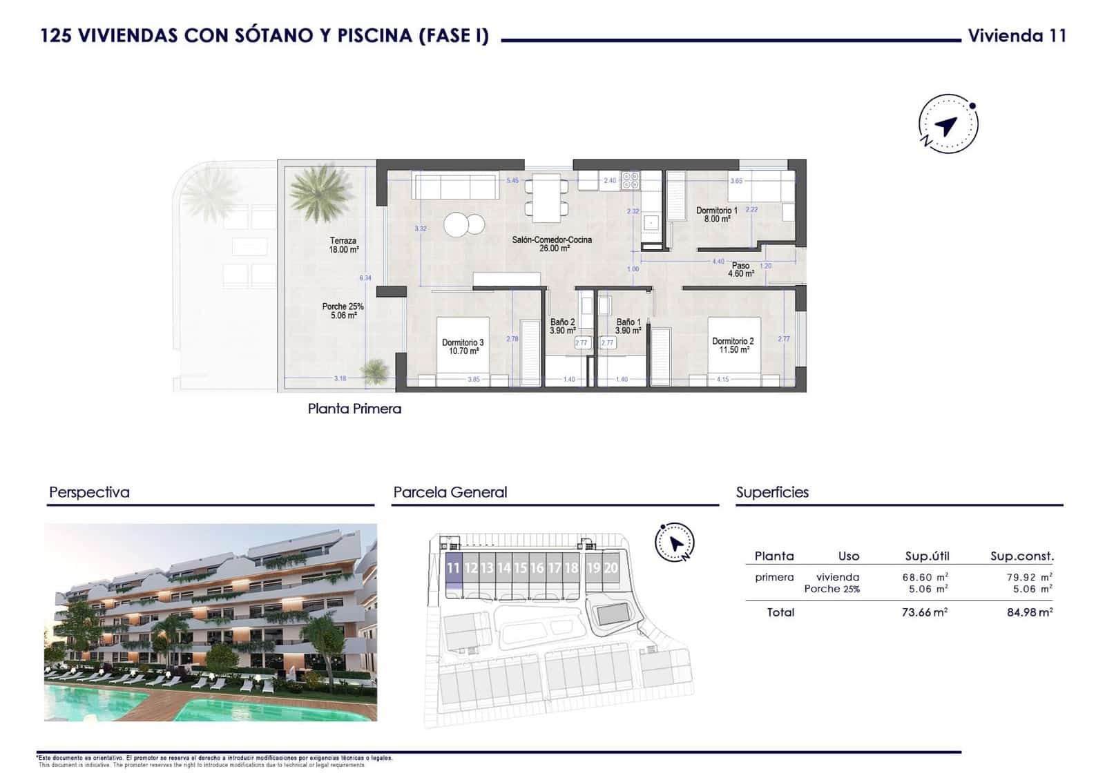 3 Zimmer Apartment zu verkaufen in Santiago de la Ribera mit Pool Garage - 235.000 € (Ref: 9675419)