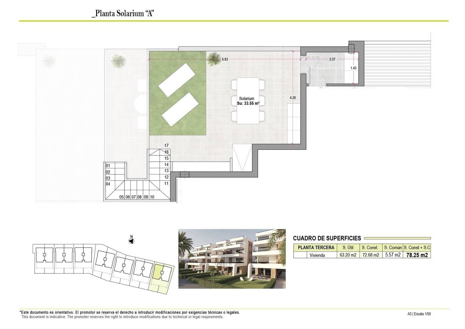2 soveværelse Penthouse til salg i Condado de Alhama med swimmingpool garage - € 269.850 (Ref: 9736409)