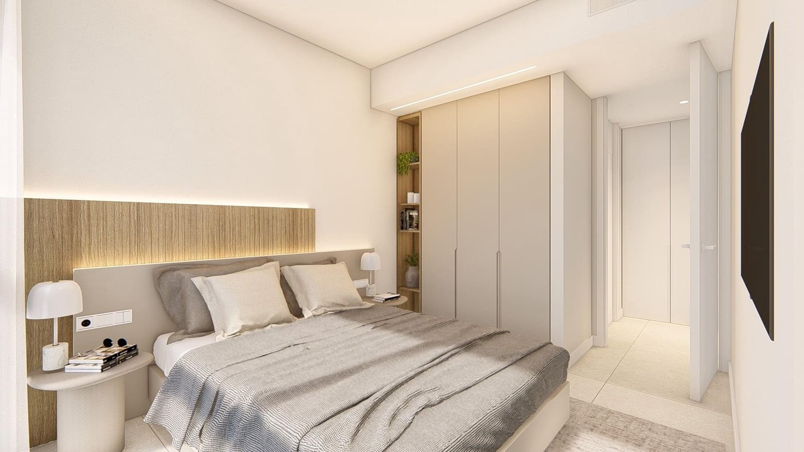 2 sypialnia Penthouse na sprzedaż w Los Alcazares z basenem garażem - 359 000 € (Ref: 9736696)