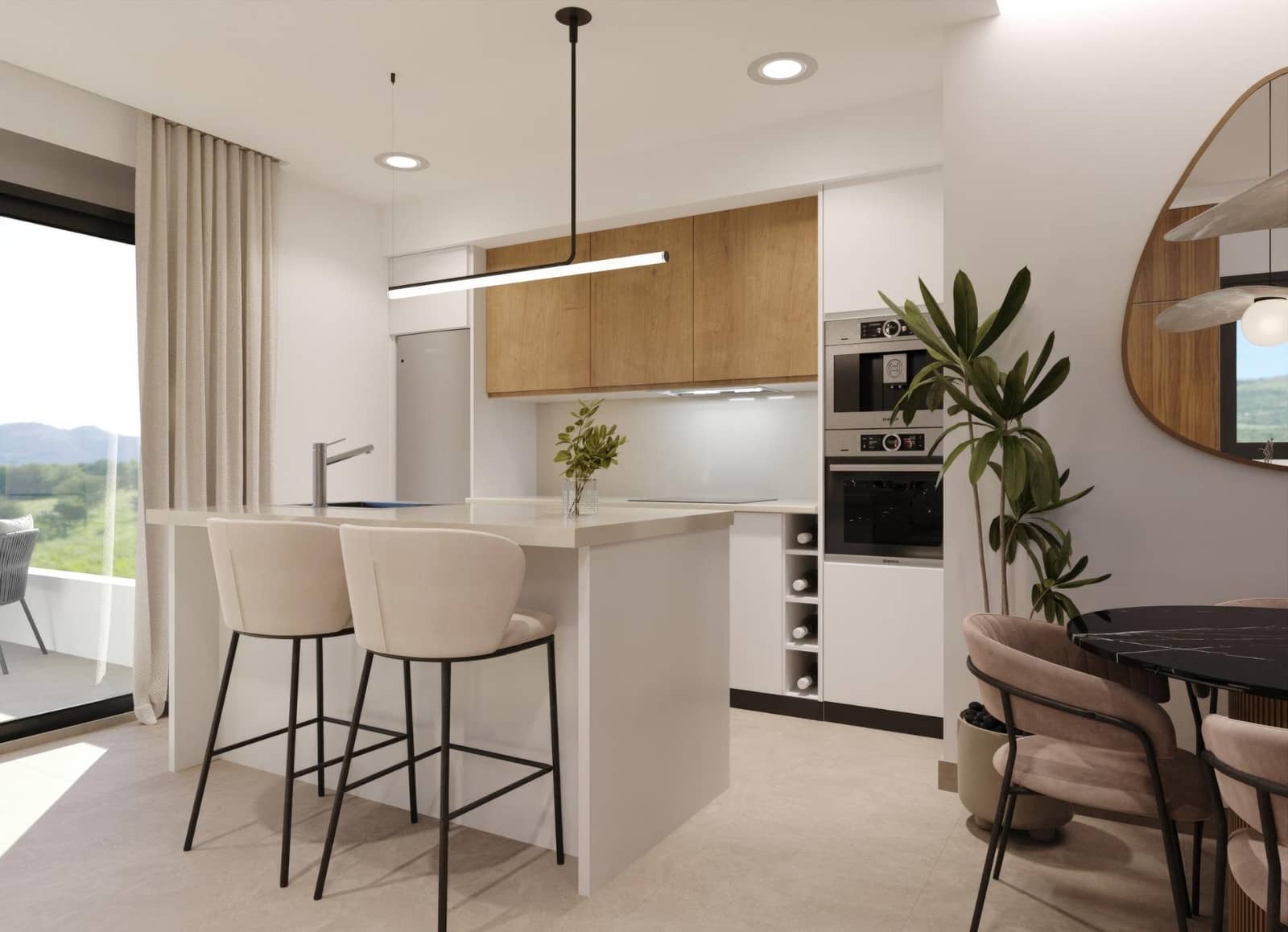 Apartamento de 2 habitaciones en Hacienda del Alamo en venta con piscina garaje - 204.900 € (Ref: 9740613)