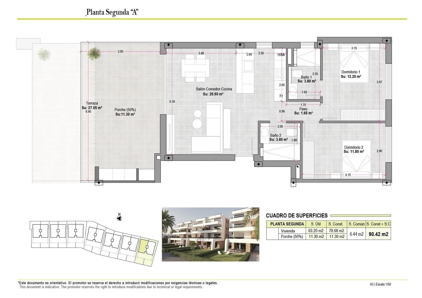 2 bedroom Apartment for sale in Condado de Alhama with pool garage - € 208,425 (Ref: 9740621)