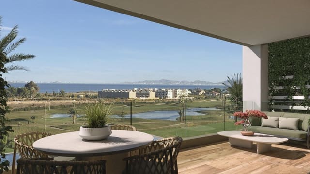 2 chambre Penthouse à vendre à Las Lomas de Rame - Bahía Bella, Los Alcázares avec piscine garage - 320 000 € (Ref: 9746245)