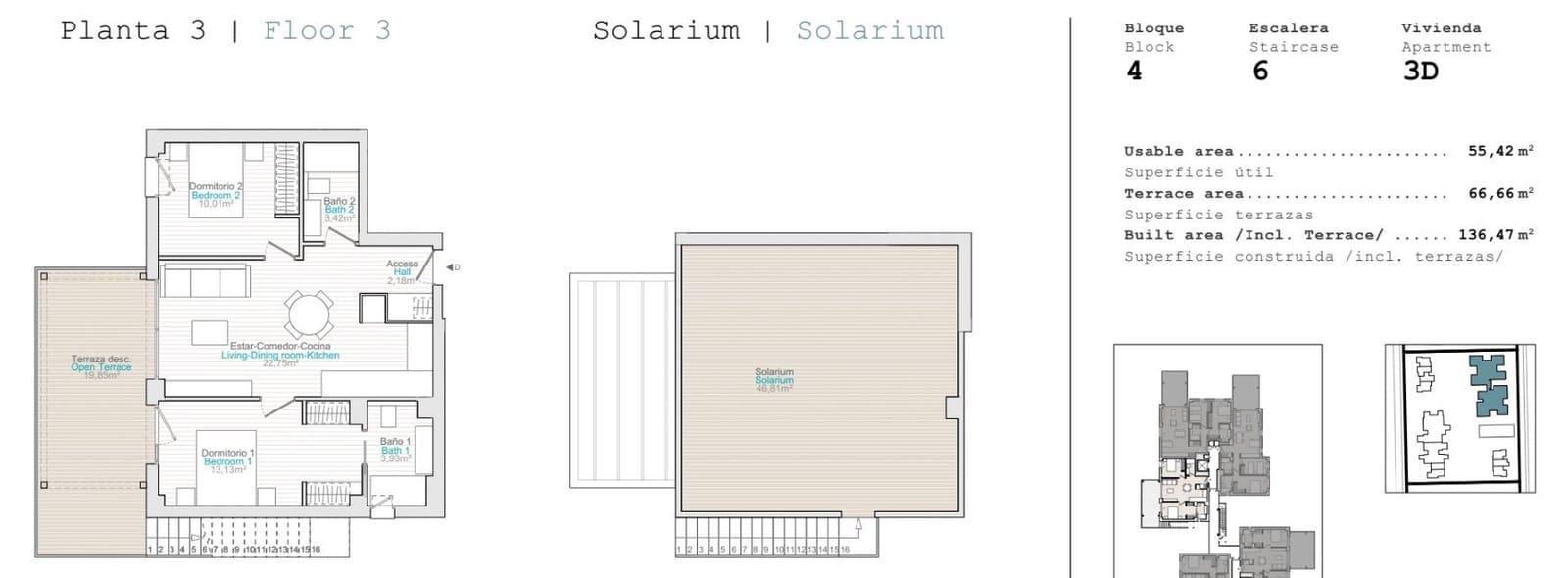 2 sovrum Takvåning till salu i El Vergel / Verger med pool garage - 366 000 € (Ref: 9746368)