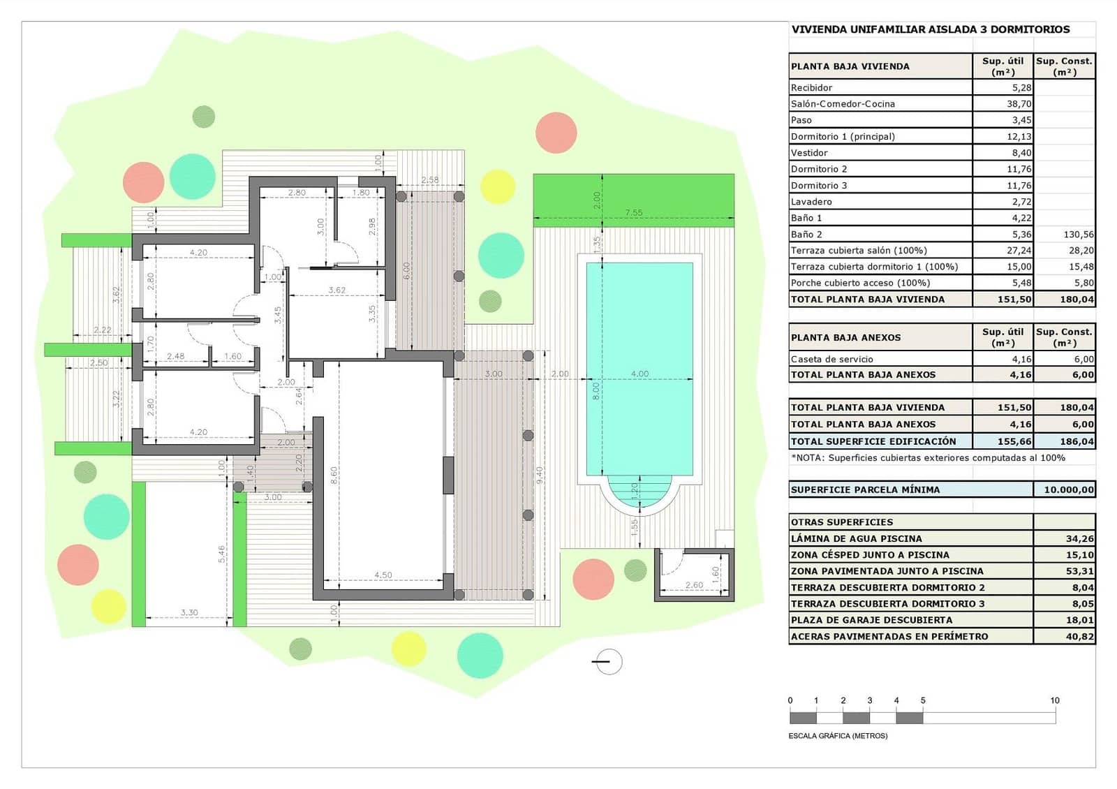 Chalet de 3 habitaciones en Rodriguillo en venta con piscina - 435.000 € (Ref: 9746536)