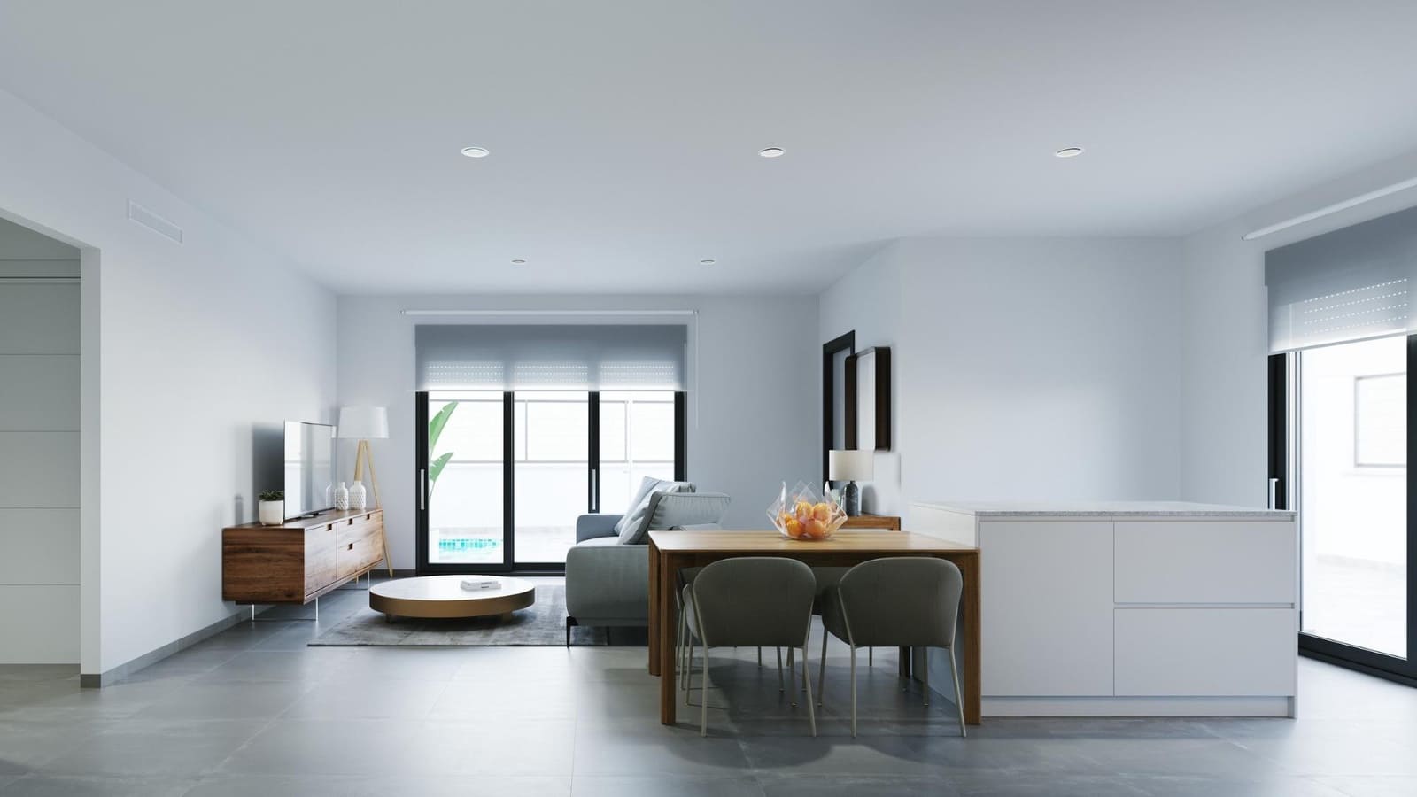 2 sypialnia Dom na sprzedaż w Roldan z basenem garażem - 289 900 € (Ref: 9748653)