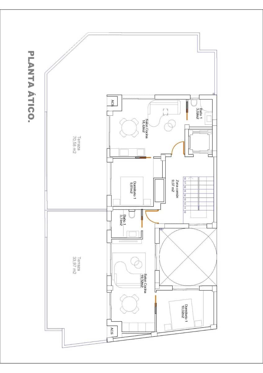 1 Zimmer Penthouse zu verkaufen in Guardamar del Segura - 299.500 € (Ref: 9754519)
