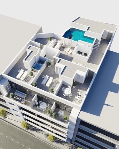 2 chambre Penthouse à vendre à Centro - Muelle Pesquero, Torrevieja avec piscine - 419 000 € (Ref: 9754859)