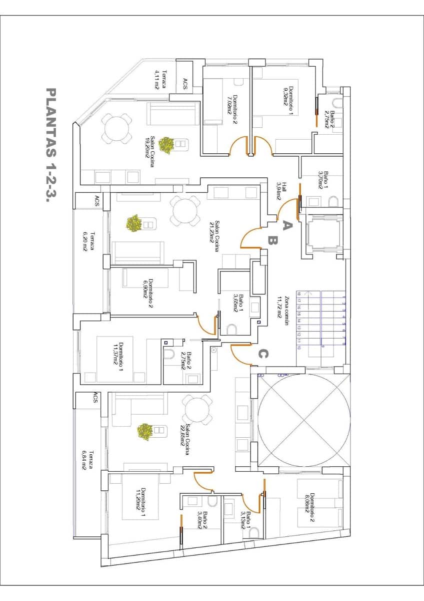 2 soveværelse Lejlighed til salg i Guardamar del Segura - € 259.500 (Ref: 9764093)