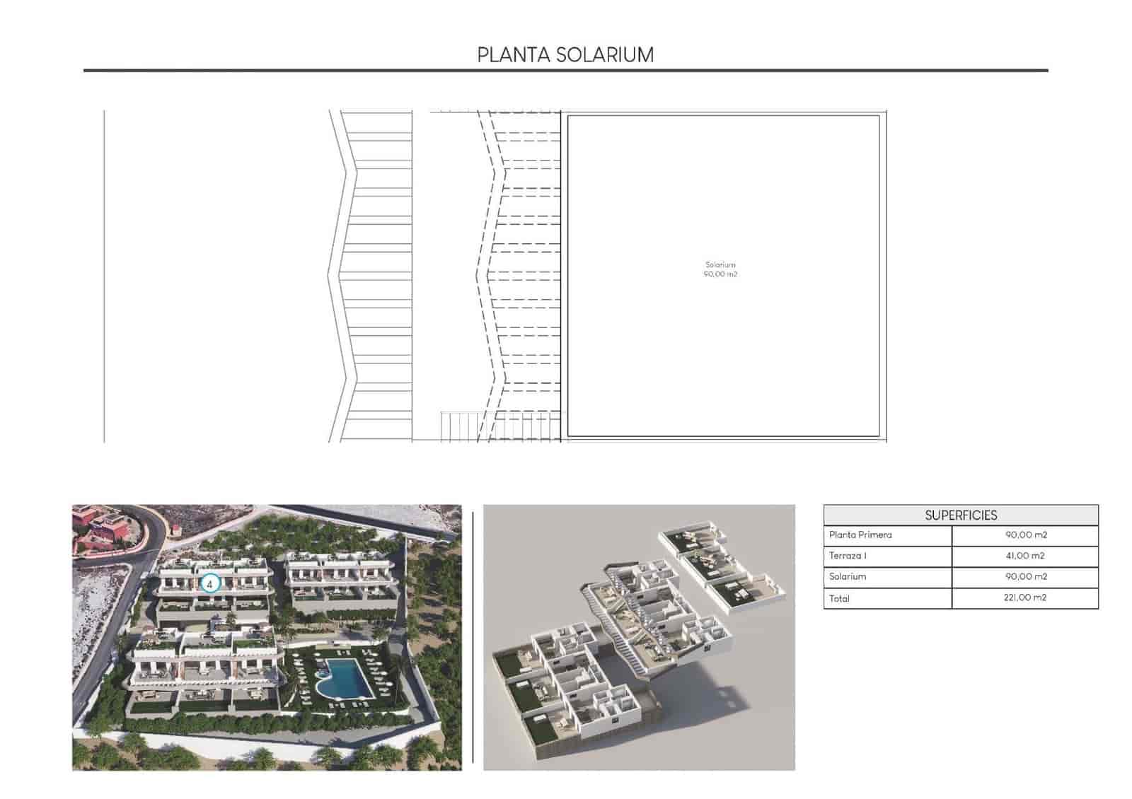 Bungalow de 2 habitaciones en Finestrat en venta con piscina garaje - 442.400 € (Ref: 9764603)