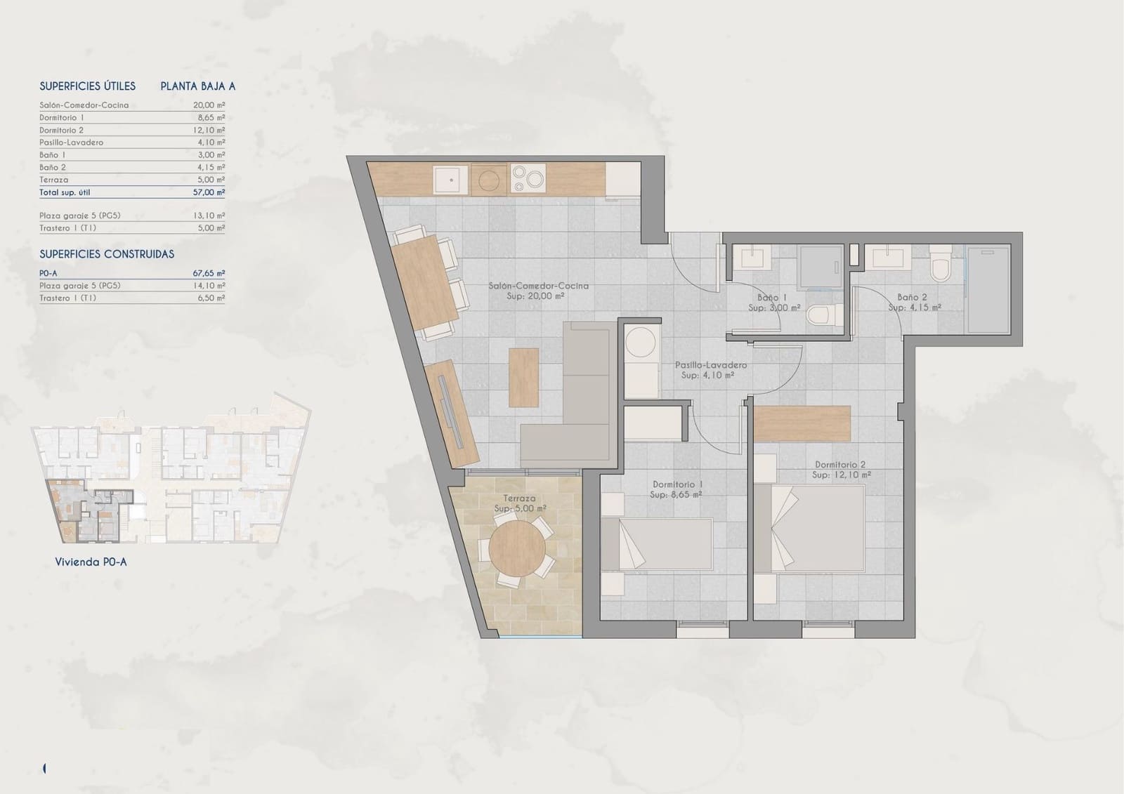 2 soveværelse Lejlighed til salg i Los Cuarteros med swimmingpool garage - € 211.000 (Ref: 9769155)