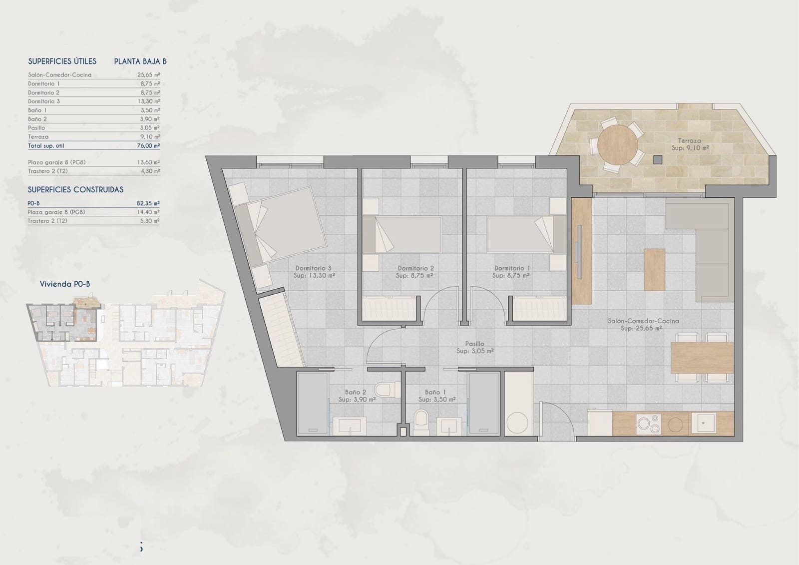 3 slaapkamer Appartement te koop in Los Cuarteros met zwembad garage - € 264.000 (Ref: 9769270)