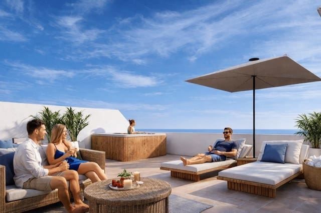 2 slaapkamer Penthouse te koop in Las Lomas de Rame - Bahía Bella, Los Alcázares met zwembad garage - € 365.900 (Ref: 9779632)