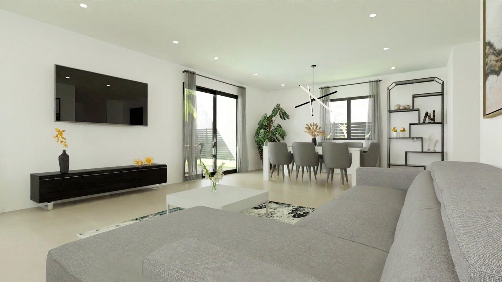 3 sypialnia Willa na sprzedaż w Monforte del Cid z basenem garażem - 470 900 € (Ref: 9779864)