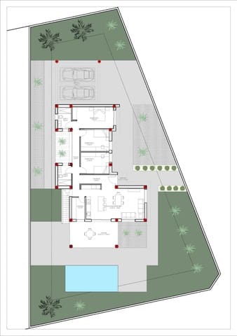 3 soveværelse Villa til salg i Jacarilla med swimmingpool - € 495.000 (Ref: 9781727)