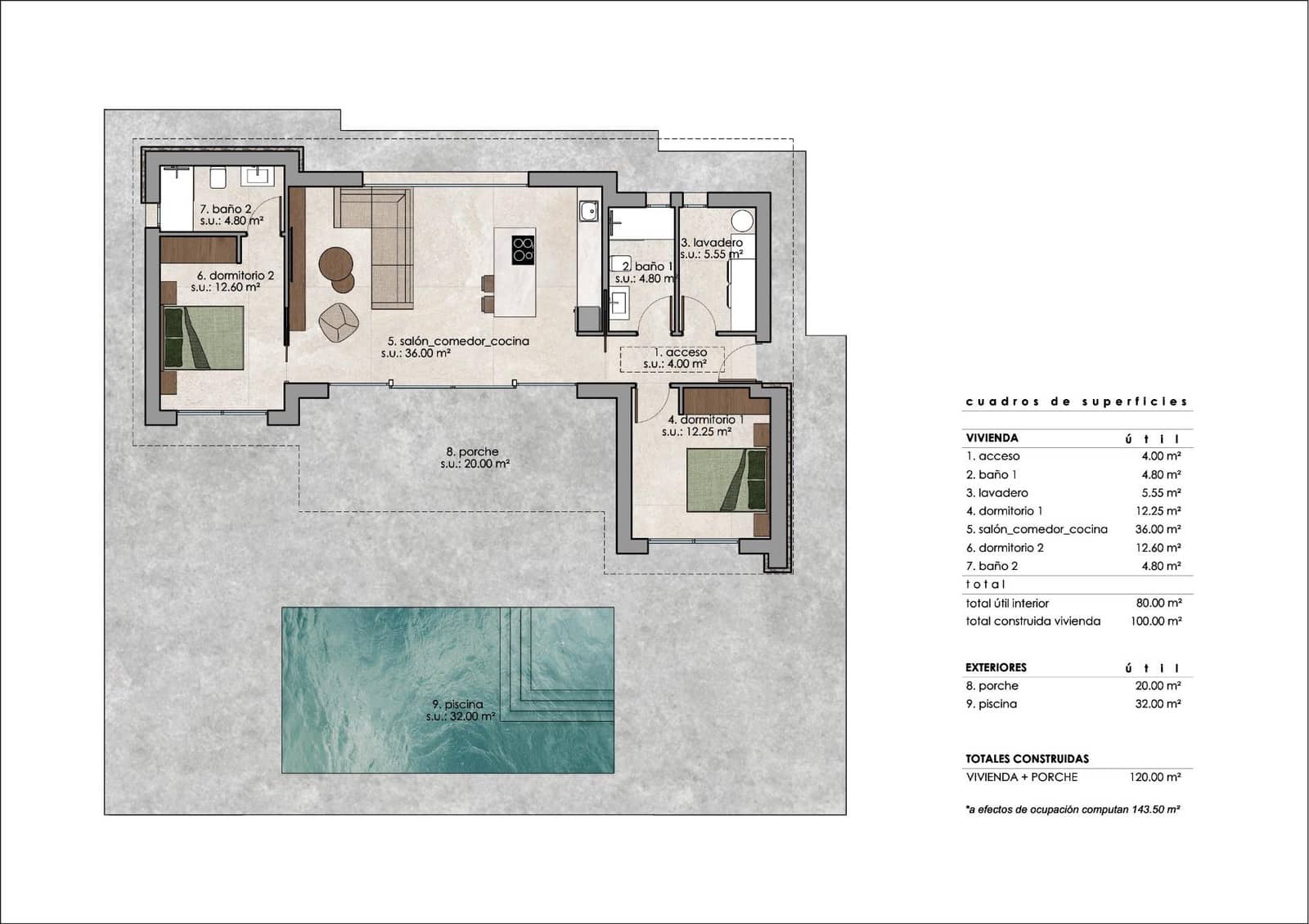 2 camera da letto Villa in vendita in Lel con piscina - 349.000 € (Rif: 9803121)