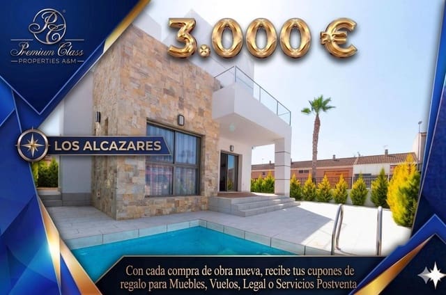 3 Zimmer Villa zu verkaufen in Los Alcázares mit Pool - 544.841 € (Ref: 9827187)