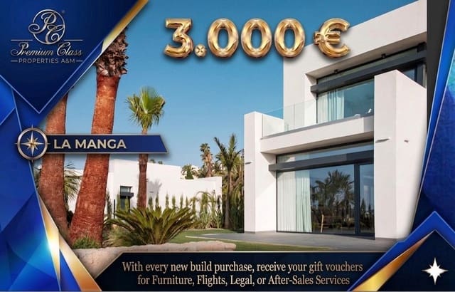 4 soverom Villa til salgs i La Manga Club, Cartagena med svømmebasseng garasje - € 840 000 (Ref: 9827193)
