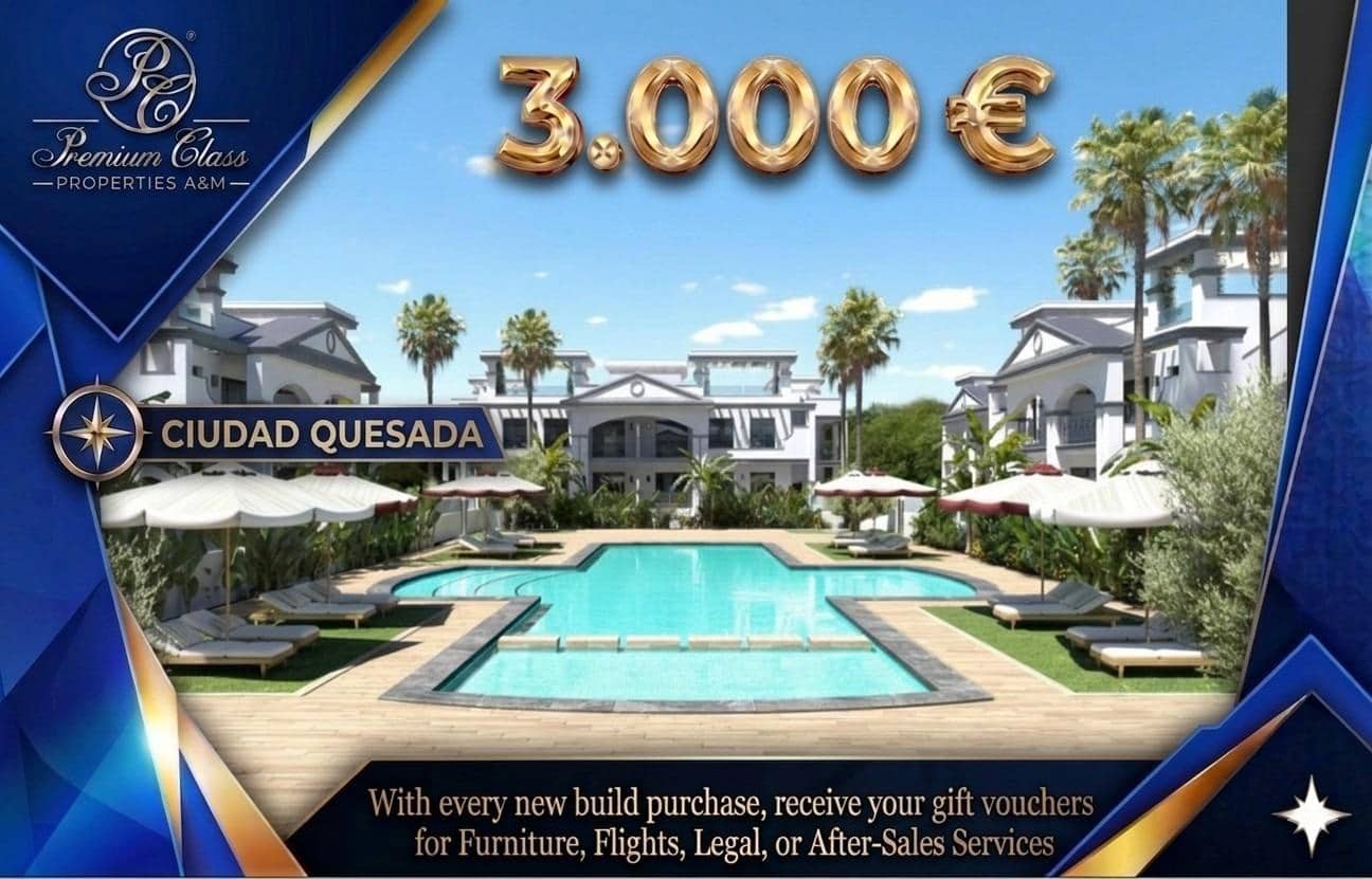 3 Zimmer Bungalow zu verkaufen in Ciudad Quesada mit Pool - 390.000 € (Ref: 9827195)